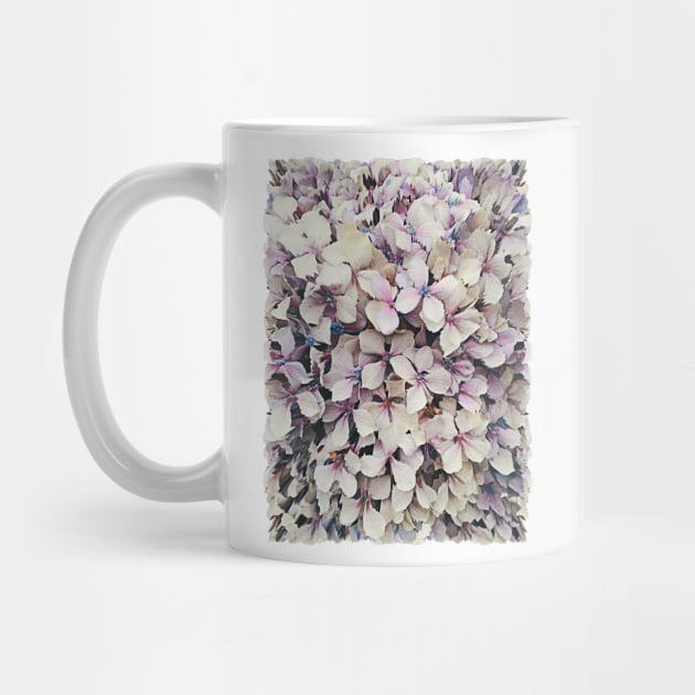 Hydrangea/Hortensia Graphic Design Floral Pattern by DankFutura